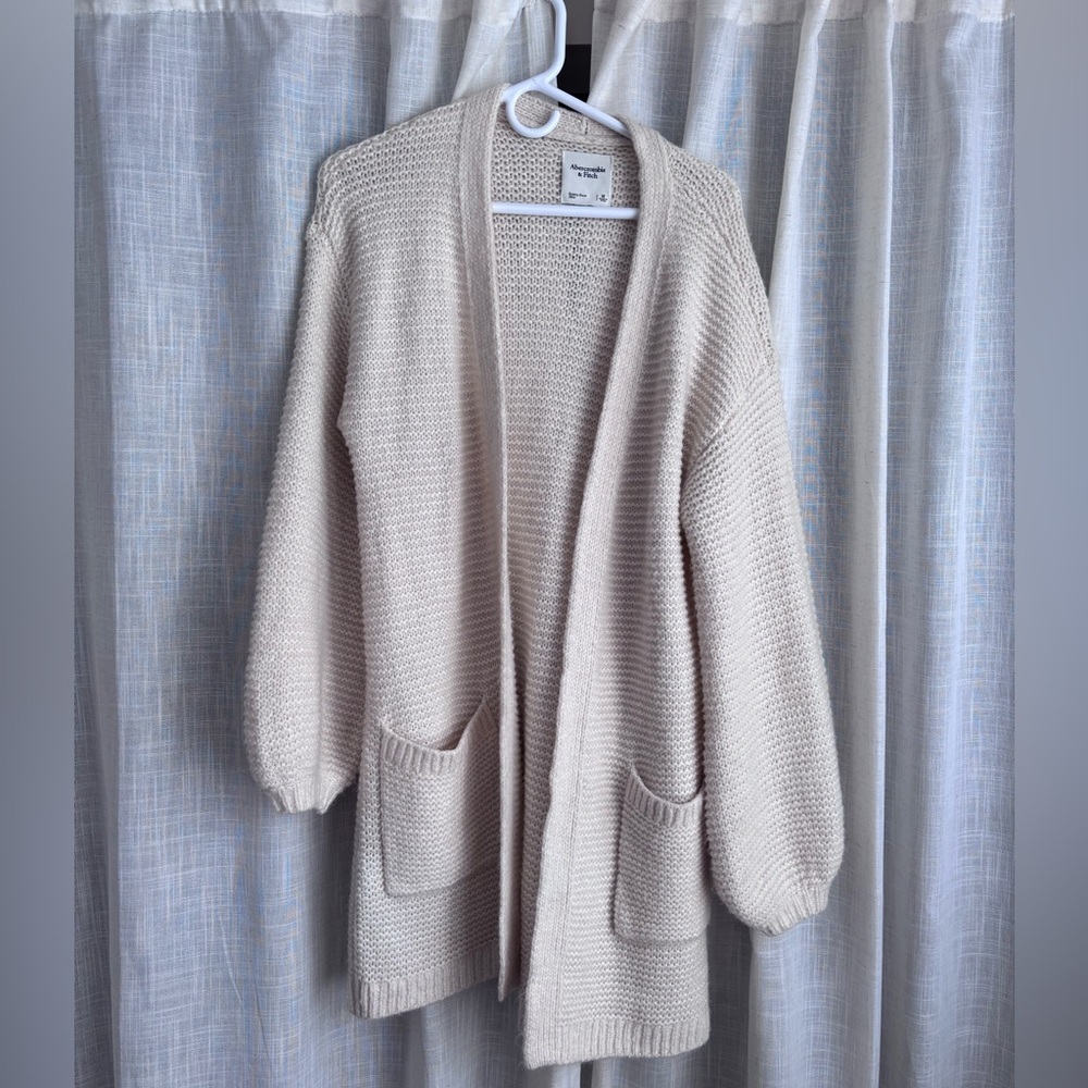 Abercrombie & Fitch‎ Cream Knit Cardigan